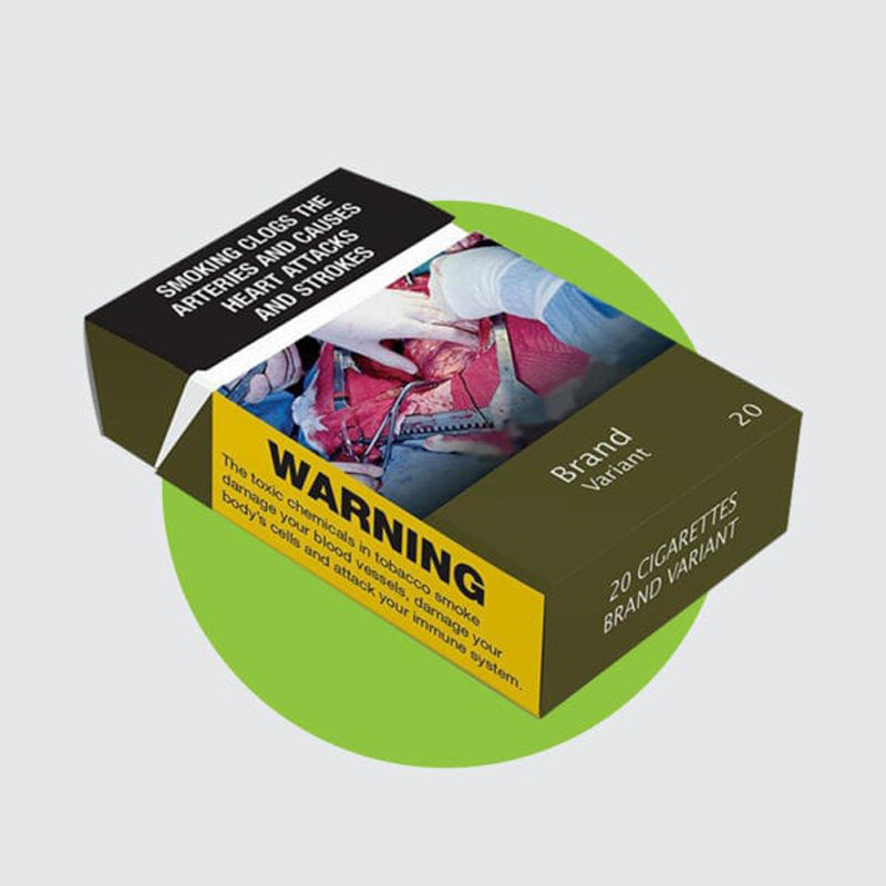 blank cigarette packaging