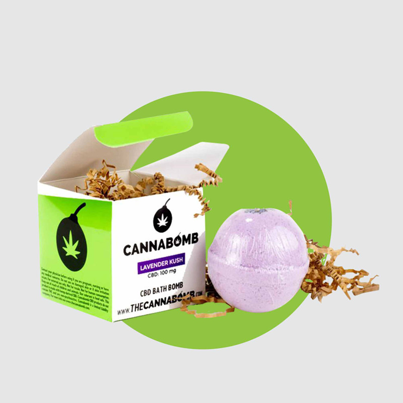 CBD Bath Bomb Box with Logo